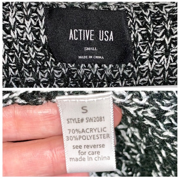 ACTIVE USA Long Open Cardigan Sweater - Picture 4 of 8